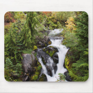 Mount Rainier National Park, autumn stream Mouse Mat