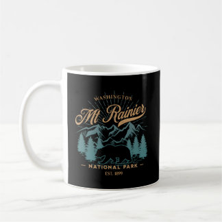 Mount Rainier National Park Bear Coffee Mug