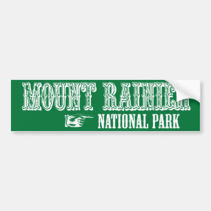 Mount Rainier National Park Bumper Sticker