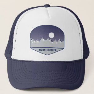 Mount Rainier National Park Camping Washington Trucker Hat