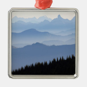 Mount Rainier National Park Cascade Mountains Metal Tree Decoration