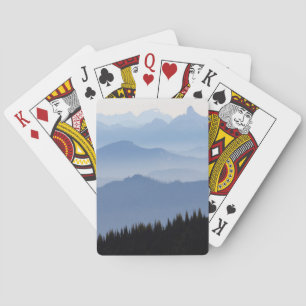 Mount Rainier National Park Cascade Mountains Playing Cards