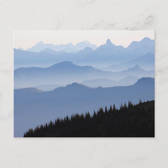 Mount Rainier National Park | Cascade Mountains Postcard (Front)