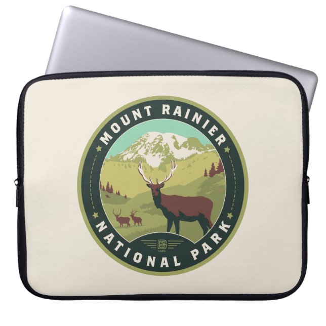 Mount Rainier National Park Laptop Sleeve (Front)