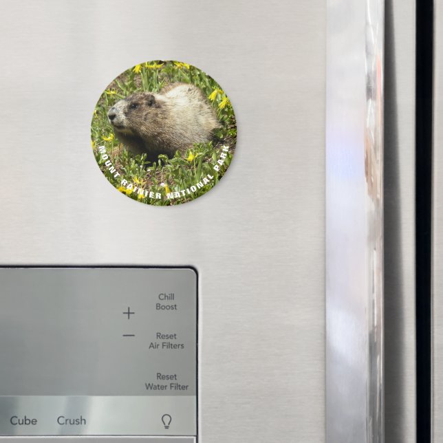 Mount Rainier National Park Marmot Magnet (In Situ (Fridge))
