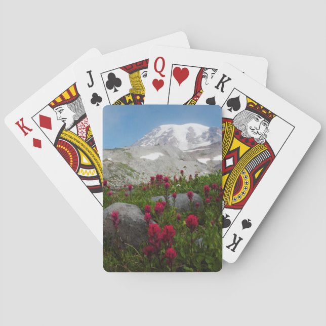 Mount Rainier National Park, Mount Rainier 1 Playing Cards (Back)