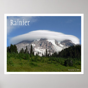 Mount Rainier National Park Poster