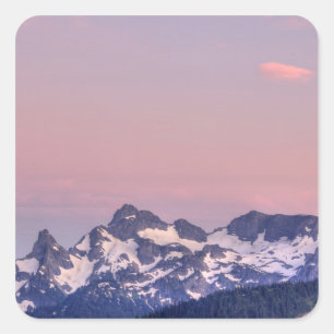 Mount Rainier National Park, Sarvent Glaciers Square Sticker