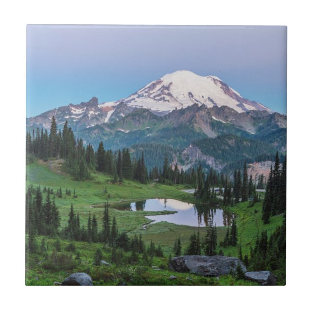 Mount Rainier National Park Tile (Front)