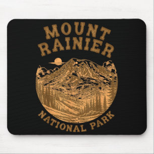 Mount Rainier National Park Travelling Nature Love Mouse Mat