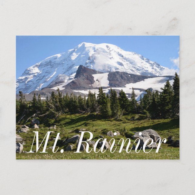 Mount Rainier National Park, WA. Spray Park Postcard (Front)