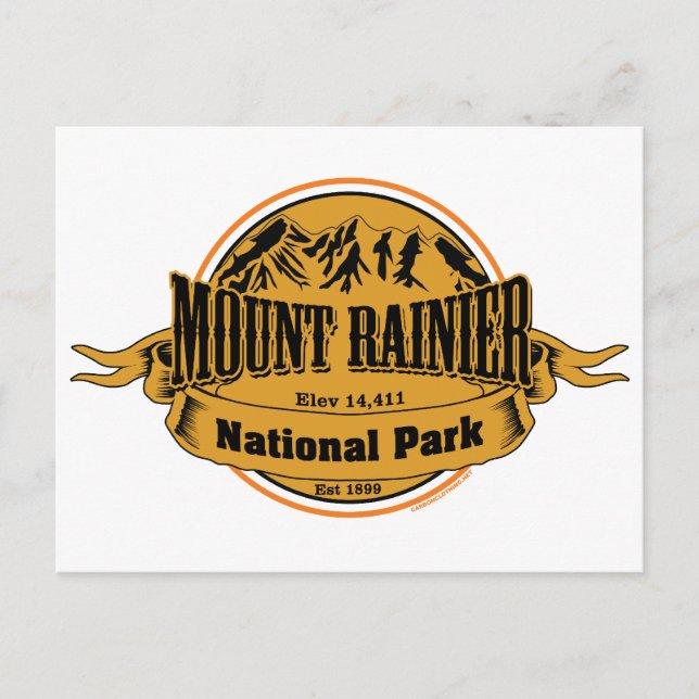 Mount Rainier National Park, Washington Postcard (Front)