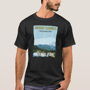 Mount Rainier National Park Washington Poster T-Shirt