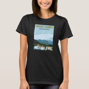 Mount Rainier National Park Washington Poster T-Shirt