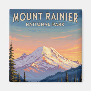 Mount Rainier National Park Washington travel Magnet