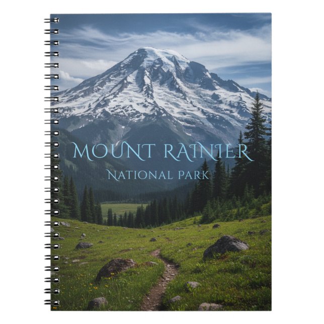 Mount Rainier National Park | Washington Travel Notebook (Front)
