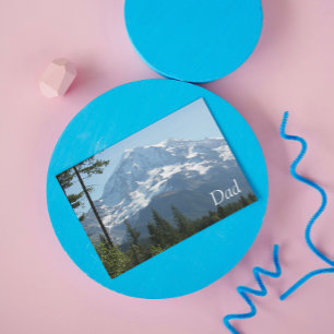 Mount Rainier Photo Father's Day Card