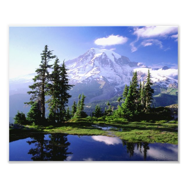 Mount Rainier Photo Print (Front)