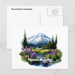 Mount Rainier Postcard