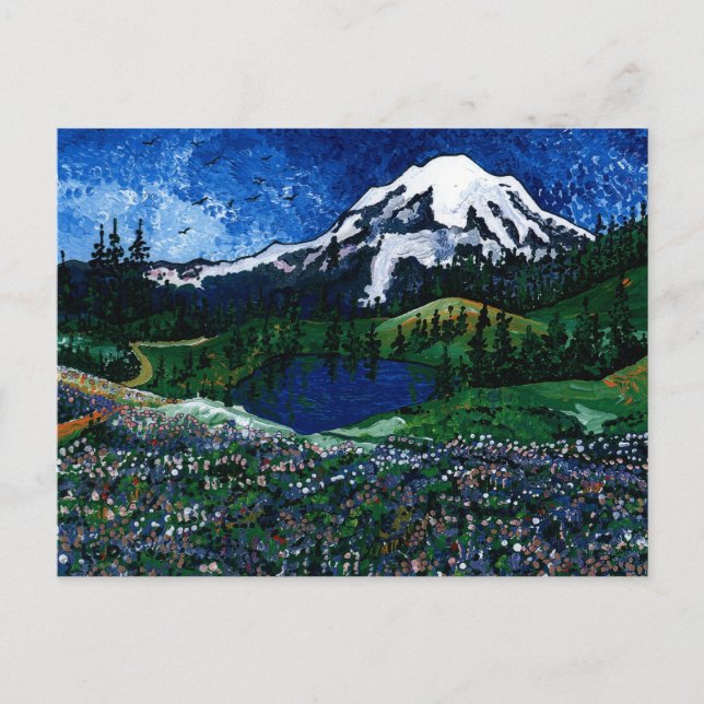 Mount Rainier Postcard (Front)