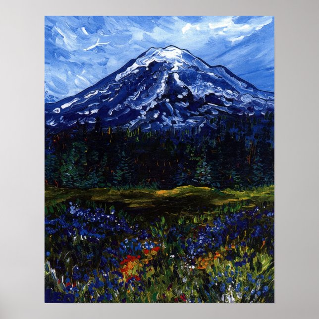 Mount Rainier Poster (Front)