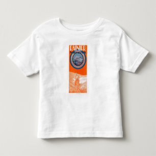 Mount Rainier Poster - Horseback Riding Toddler T-Shirt