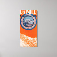 Mount Rainier Poster - Sledding