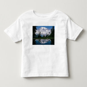 Mount Rainier relected in a mountain tarn Toddler T-Shirt