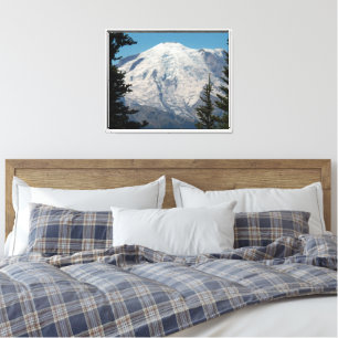 Mount Rainier Scenery Landscape Photo Canvas Print