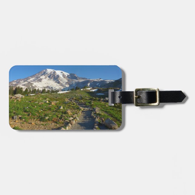 Mount Rainier Skyline Trail Luggage Tag (Front Horizontal)