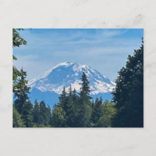 Mount Rainier Snow-Capped Peak Postcard