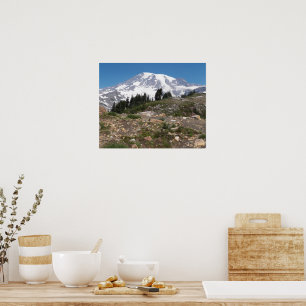 Mount Rainier Subalpine Photographic Poster