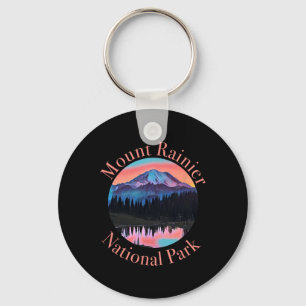 Mount Rainier Tacoma Tahoma Seattle Road Trip Hiki Key Ring