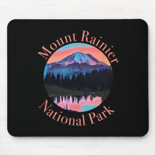 Mount Rainier Tacoma Tahoma Seattle Road Trip Hiki Mouse Mat