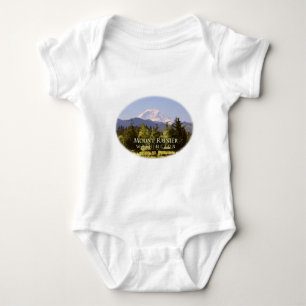 Mount Rainier, Washington Baby Bodysuit