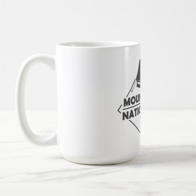 Mount Rainier - Washington Coffee Mug (Left)