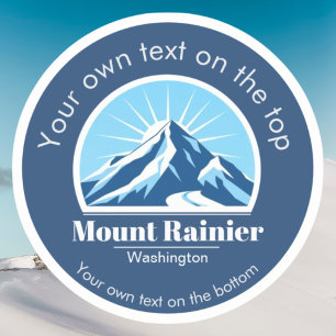 Mount Rainier Washington ski area Vinyl Sticker