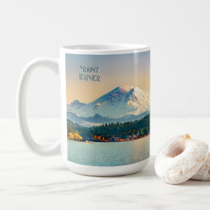 Mount Rainier Washington State Coffee Mug
