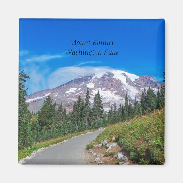 Mount Rainier, Washington State Magnet (Front)