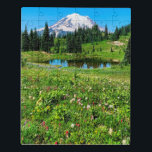 Mount Rainier Wildflowers Photo Jigsaw Puzzle<br><div class="desc">Hello! Hope you like this photo I took on my travels and adventures! Feel free to add your own text and check my shops for more!</div>