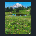 Mount Rainier Wildflowers Photo Jigsaw Puzzle<br><div class="desc">Hello! Hope you like this photo I took on my travels and adventures! Feel free to add your own text and check my shops for more!</div>