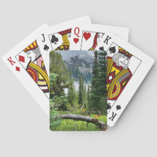 Mount Rainier Wildflowers Playing Cards