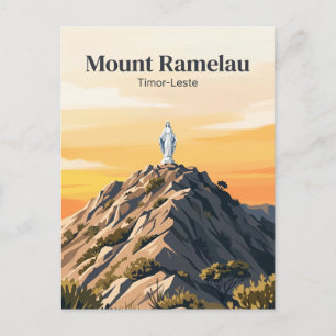 Mount Ramelau Summit Timor-Leste Postcard