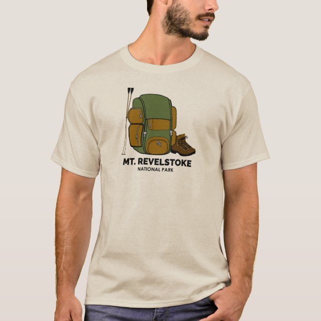 Mount Revelstoke National Park Backpack T-Shirt (Front)