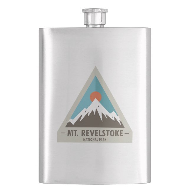 Mount Revelstoke National Park Hip Flask (Front)