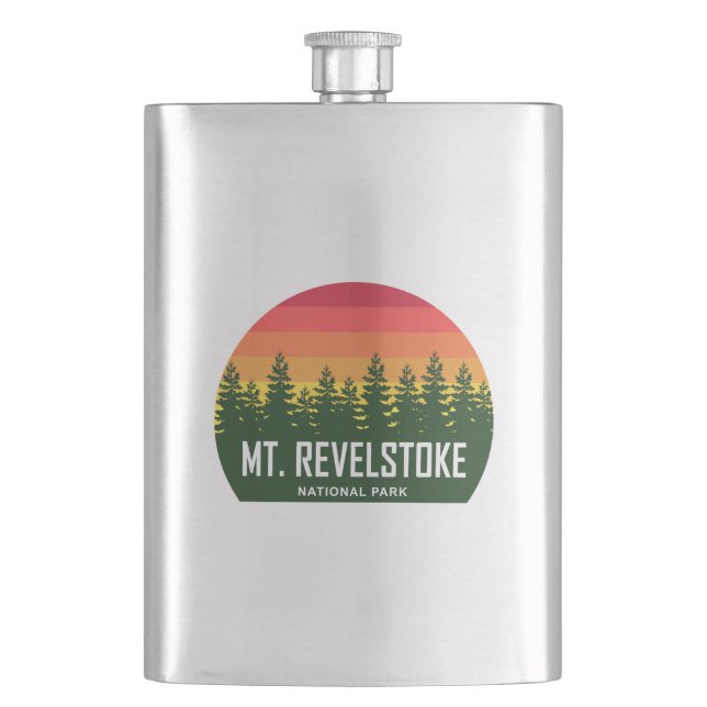 Mount Revelstoke National Park Hip Flask (Front)