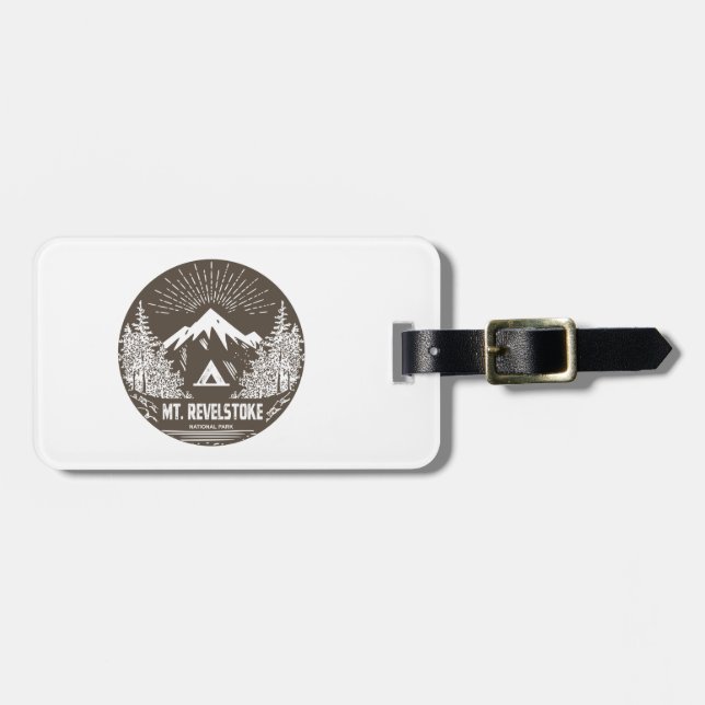 Mount Revelstoke National Park Luggage Tag (Front Horizontal)