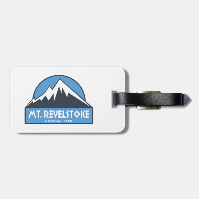 Mount Revelstoke National Park Luggage Tag (Back Horizontal)