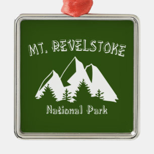 Mount Revelstoke National Park Metal Tree Decoration