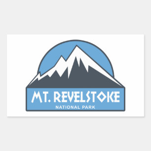 Mount Revelstoke National Park Rectangular Sticker